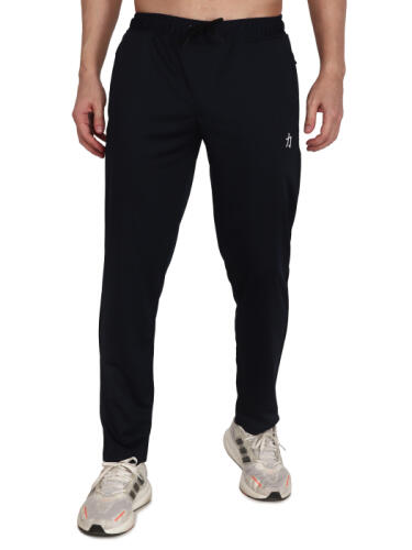 Men Solid Blue Track Pants