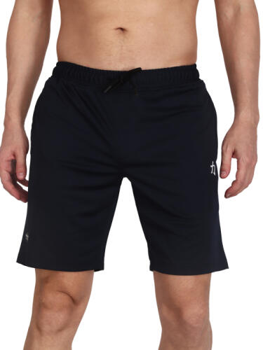 Self Design Men Blue Gym Shorts